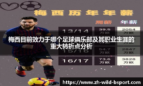 梅西目前效力于哪个足球俱乐部及其职业生涯的重大转折点分析